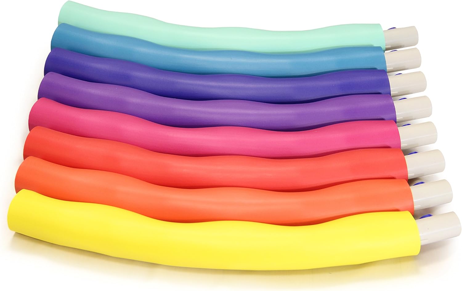 Weighted Hula Hoop, ACU Hoop 4M - 4 lb Medium, Weight Loss Fitness Workout Sports Hoop with ridges. (Rainbow Colors)