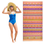 PÜSKÜL - Authentic 100% Turkish Cotton Turkish Beach Towel, Genuine Made in Turkey Quality - Soft, Quick Dry, Sand Free, Light Like Cloud, Oversize 36x70 Peshtemal Towels (Pack of 1, Arat Orange)