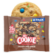 My Cookie Dealer Protein Cookies, Variety Pack (5-Pack, 2.2oz Each) - 15-17g of Protein per Cookie - Individually Wrapped Travel Snacks