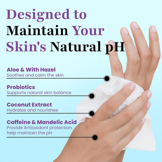 Zero Trace Travel Deodorant Wipes - 60 Count- 24 Hour Odor Control - Aluminum Free Hypoallergenic Mini Deodorant For Women and Men - Individually Wrapped Underarm & Body Wipes- Nature Bliss Trio