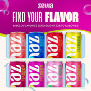 Zevia Zero Sugar Energy Drink, Fruity Fuel Variety Pack, 12 oz Cans (12-Pack) – Naturally Sweetened, Non-GMO Project Verified, Gluten-Free, Vegan