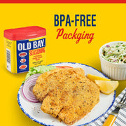 OLD BAY Seasoning, Classic Seafood, Non GMO, Gluten Free, Unique Blend of 18 Herbs & Spices for Shrimp, Crab Dip, Seafood & More, 6 oz