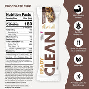 Ready® Protein Bars - Nut Free Bundle - Dark Chocolate Sea Salt + Chocolate Chip + Vanilla Swirl + Mint Chocolate Chip Bundle (3-Packs of 12, 1-Pack of 5, 41 Total)