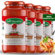 La San Marzano Marinara Sauce, 24 oz, Pasta Sauce Made in Italy, All Purpose Tomato Premium Quality, All Natural, Mediterranean Diet, Non GMO, Vegan, Gluten Free