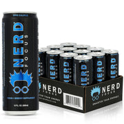 Nerd Focus Zero Calorie Drink | Nootropic Mind Boost & Pre Workout Drink | Sugarfree & Calorie-Free Energy | Mental Clarity, Focus, Performance | Lightly Carbonated | Refreshing Flavor