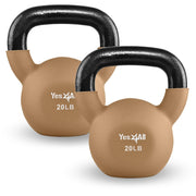 Yes4All Kettlebells 5lbs-65lbs & Kettlebell Sets Adjustable Weights, Kettlebell for Weight Training, Home Workout Equipment with Secure Grip for High Rep, Exercise Equipment