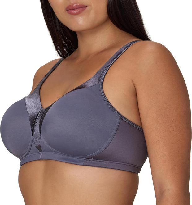 Playtex Women's Wireless Bra, 18 Hour Plus-Size T-Shirt Bras Available, Smoothing, Full Coverage, 4803, Single or 2-Pack