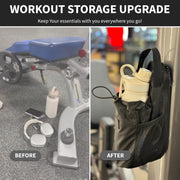 Super Strong Magnetic Gym Bag, Magnetic Water Bottle Bag for Men and Women, Heavy-Duty Load Capacity, Compatible with Various Water Bottles, Waterproof Material, Perfect for Workouts.