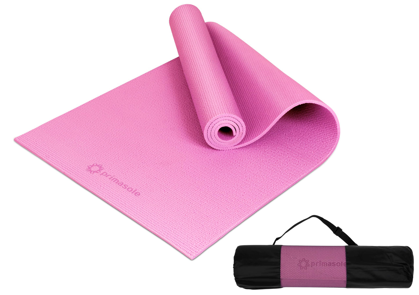 Yoga Mat with Carry Strap for Yoga Pilates Fitness and Floor Workout at Home and Gym Non-slip 9 colors