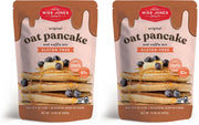 Miss Jones Baking Original Oat Pancake and Waffle Mix - Made with Oat Flour, Gluten Free, 10g of Protein, 100% Whole Grains,13.99 Ounce (Pack of 1)