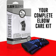 Nordic Lifting Elbow Compression Sleeves (1 Pair) – Support for Pain Relief, Tendonitis, Golfer’s & Tennis Elbow Recovery