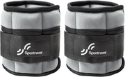 Sportneer Adjustable Ankle Weights 1 Pair 2 4 6 8 10 Lbs Leg Weight Straps for Women Men, Weighted Ankle Weights Set for Gym,Fitness, Workout,Walking, Jogging,1-5 lbs Each Ankle, 1 Pair 2-10 lbs