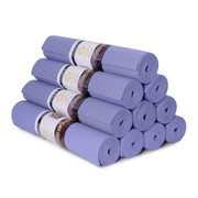 Sunshine Yoga Voyage Yoga Mat, 10 Pack, 72" x 24" Professional Studio and Gym Bulk Yoga Mats, 5mm Thick, Durable, Anti-Tear, Non Slip Fitness and Exercise Mats