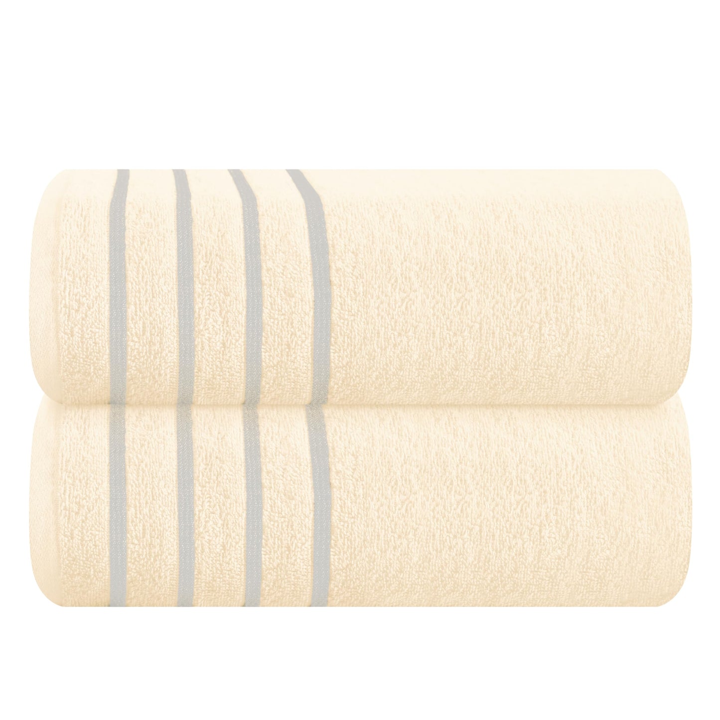 MyOwn Cotton 2 Pack Oversized Bath Towel Set 28x55 inches, Large Bath Towels, Ultra Absorbant Compact Quickdry & Lightweight Towel, Ideal for Gym Travel Camp Pool - Coral Orange, 71617