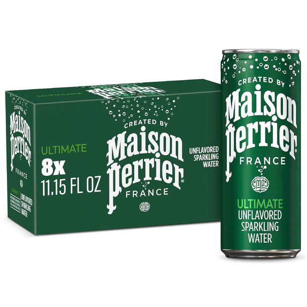 Maison Perrier Ultimate Sparkling Water, 11.15 Fl Oz Cans, 8 Count 89.2 fl oz