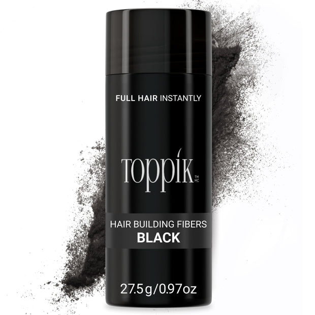 Toppik Hair Building Fibers, Fill In Fine or Thinning Hair Instantly Thicker, Fuller Looking Hair 9 Shades,4 size options