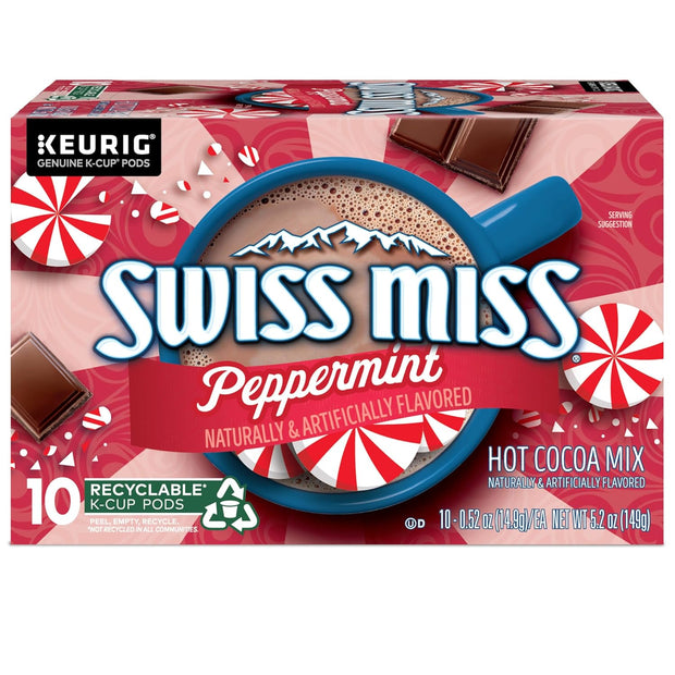 Swiss Miss Milk Chocolate Hot Cocoa, Single-Serve Keurig K-Cup Pods, Hot Chocolate, 44 Count