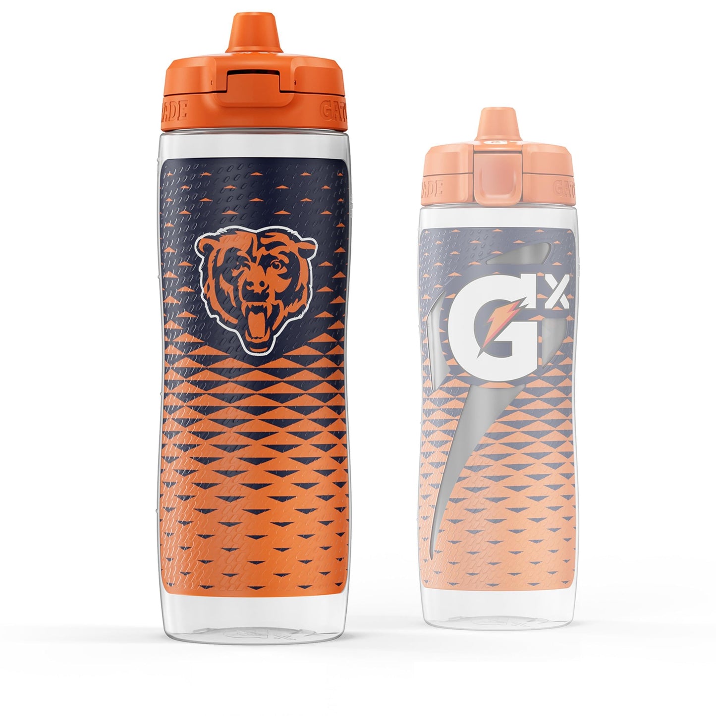 Gatorade Gx NFL Non-Slip Squeeze Bottles, 30 fl oz, Gx Hydration System