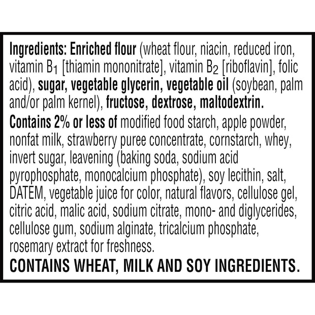 Special K Bar Pastry Crisps, 100 Calories, Breakfast Bars, Value Size, Strawberry, 15.84oz Box (36 Crisps) (Pack of 2)