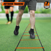 Teenitor Agility Ladder Speed Ladder Training Ladder for Soccer, Speed, Football Fitness Feet Training Carry Bag Agility Training Equipment 13 rungs, 23 feet