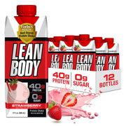 Lean Body Ready-to-Drink Salted Caramel Protein Shake, 20g Protein, Whey Blend, 0 Sugar, Gluten Free, 22 Vitamins & Minerals, (Recyclable Carton & Lid - Pack of 4)