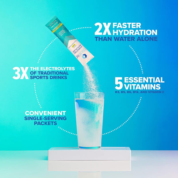Liquid I.V. Hydration Multiplier - Lemon Lime - Hydration Powder Packets | Electrolyte Drink Mix | Easy Open Single-Serving Stick | Non-GMO