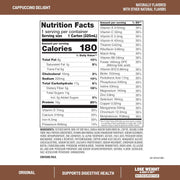 SlimFast Meal Replacement Shake, Original Cappuccino Delight, No Added Sugar, Meal Replacement Shakes, 10g Ready to Drink Protein, 5g Fiber, 25 Vitamins and Minerals, 11 Fl. Oz, 12 Count