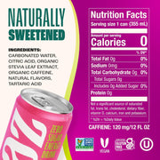 Zevia Zero Sugar Energy Drink, Fruity Fuel Variety Pack, 12 oz Cans (12-Pack) – Naturally Sweetened, Non-GMO Project Verified, Gluten-Free, Vegan