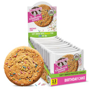 Lenny & Larry's The Complete Cookie, Chocolate Chip, Soft Baked, 16g Plant Protein, Vegan, Non-GMO, 4 Ounce Cookie (Pack of 12)