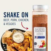McCormick Culinary Seasoning, Blackened, Non GMO, No MSG added, For Quality Blackened Flavor in Culinary & Professional Kitchens, 23 oz