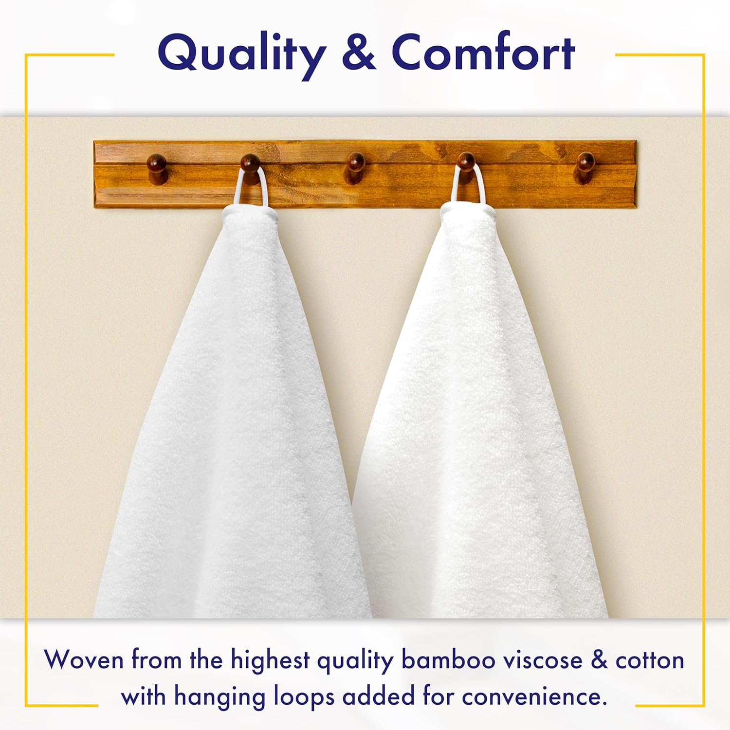 Ultra Soft & Plush Viscose from Bamboo Bath Sheets - 700 GSM Pack of 2 - Extra Large 70x35 in - Super Absorbent & Quick Drying (Pewter Grey)