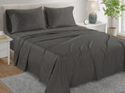 100% Egyptian Cotton Sheets King Size Sheets Set with Fully Elasticated Fitted Sheet & Pillowcase sets, 800 TC Hotel Collection Deep Pocket King Sheet Set, No Pill Soft Breathable Luxury White Bedding