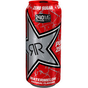 Rockstar Pure Zero Energy Drink,4 Flavor Pure Zero Variety Pack, 0 Sugar, with Caffeine and Taurine, 16oz Cans (12 Pack) (Packaging May Vary)