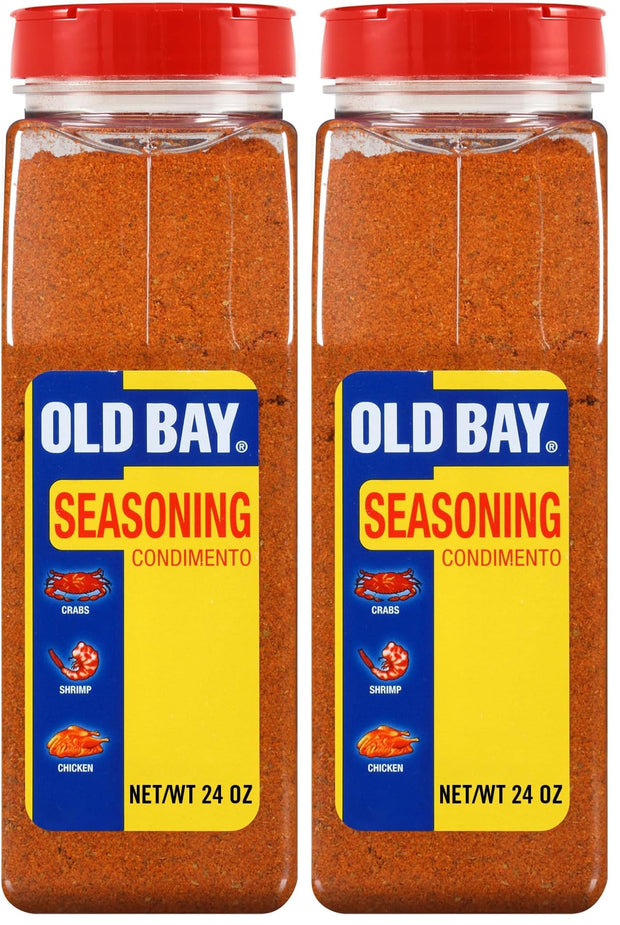 OLD BAY Seasoning, 24 oz - One 24 Ounce Container of OLD BAY All-Purpose Seasoning with Unique Blend of 18 Spices and Herbs for Crabs, Shrimp, Poultry, Fries, and More
