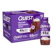 Quest Nutrition Vanilla Protein Shake, 45g Protein, 2g Sugar, 3g Net Carbs, Ready to Drink, Gluten Free, 12 Count
