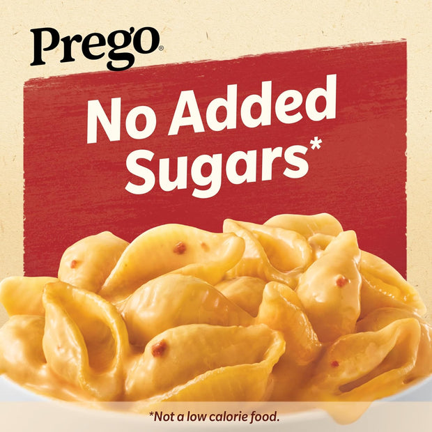 Prego Alfredo Pasta Sauce with Roasted Garlic and Parmesan Cheese, 14.5 oz Jar