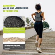 Weighted Vest Adjustable Weights for Women, 6-12 Lbs Weight Vest for Walking with Plus Size Pocket, Ruck Vest with 6 Ironsand Weights & Reflective Strip for Running, Workouts & Strength Training