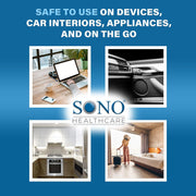 SONO Disinfecting Wipes - Alcohol-Free, No Bleach, Medical-Grade I Multi-Surface Cleaning for Home, School, Office, Hospital, Gym I Gentle on Electronic Devices I Everyday Use I 80 CT