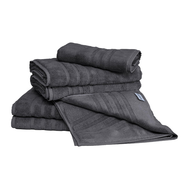 Mosobam Luxury Turkish Set of 2 Bath Towels 30X58 Light Taupe Oversize 700 GSM Bamboo Viscose & Aegean Turkish Combed Cotton