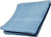 Petite Beach Pool Spa Gym Towels | Thin Lightweight Light Blue 100% Cotton 20" x 40" (3)
