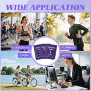 Travel Deodorant Wipes Individually Wrapped,Body Wipes to Clean Skin for Women Men（Lavender,pack of 100)