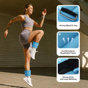 Sportneer Ankle Weights 0.5/1/2/3/5 LBS 1 Pair Wrist Leg Arm Weights for Women Men Kids Child with Adjustable Straps, Strength Weighted for Jogging Running Walking Fitness Gym Workout