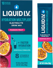Liquid I.V.® Hydration Multiplier - Passion Fruit | Electrolyte Powder Drink Mix | 1 Pack (10 Servings)