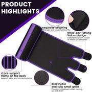 RIYA Waist Trimmer Sweat Waist Trainer for Women and Men Waist Sweat Belt Band Belly Stomach Wrap