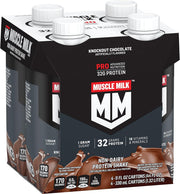 Muscle Milk Pro Series Protein Shake, Knockout Chocolate, 4 Count
