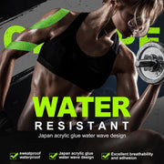 OK TAPE PRO Kinesiology Tape Uncut Roll, Elastic Physical Therapy Athletic Tape for Pain Relief, Muscle Support, Kinetic Tape, Water Resistant, 2in X 16.4ft -Black Gray 2 Rolls