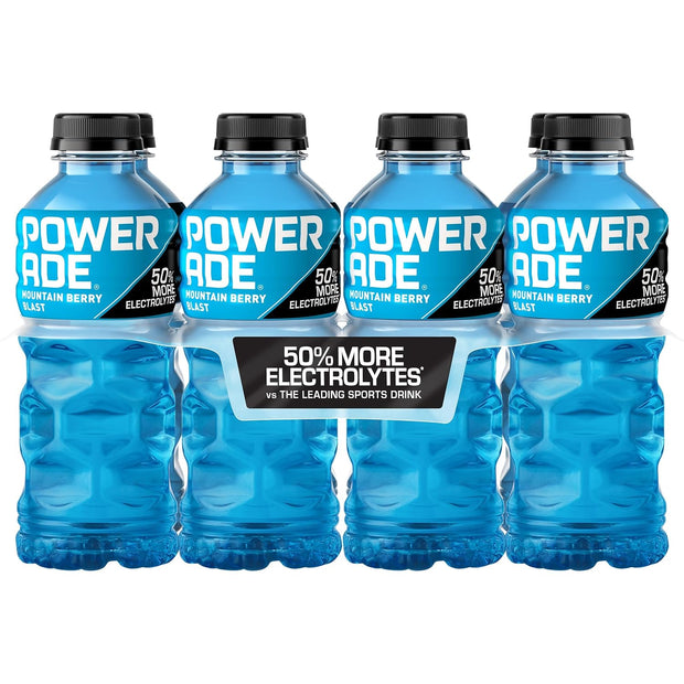 POWERADE Mountain Berry Blast, 20 fl oz, 8 Pack