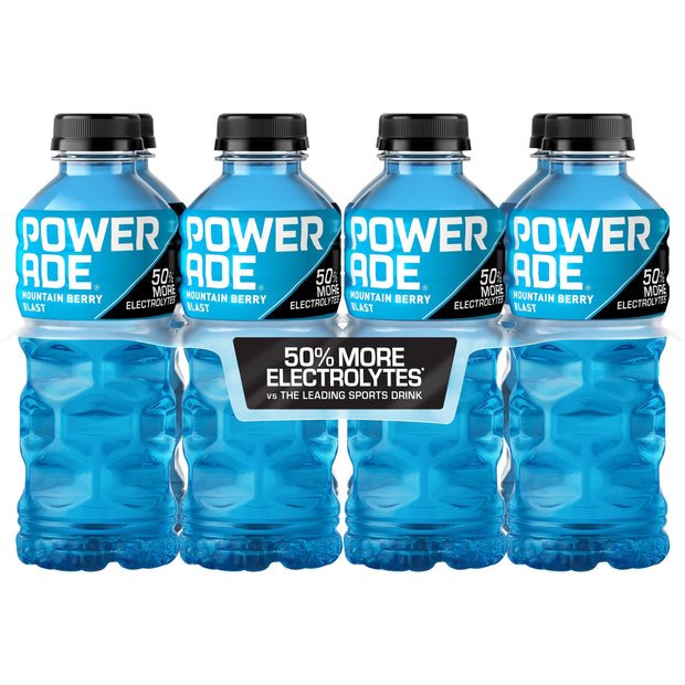 POWERADE Sports Drink Grape, 20 Ounce (Pack of 8)