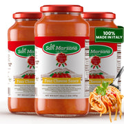 La San Marzano Marinara Sauce, 24 oz, Pasta Sauce Made in Italy, All Purpose Tomato Premium Quality, All Natural, Mediterranean Diet, Non GMO, Vegan, Gluten Free