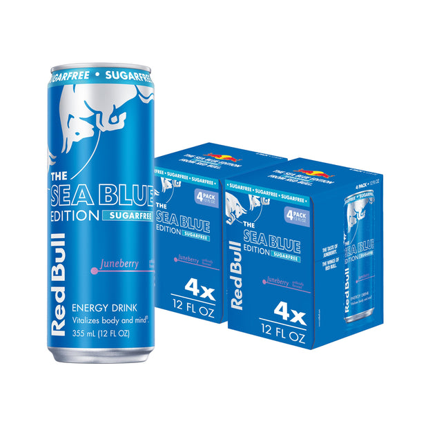 Red Bull Pink Edition Sugar Free Energy Drink, Wild Berries, 8.4 fl. oz., Pack of 8 cans, with 80mg Caffeine, Taurine & B Vitamins